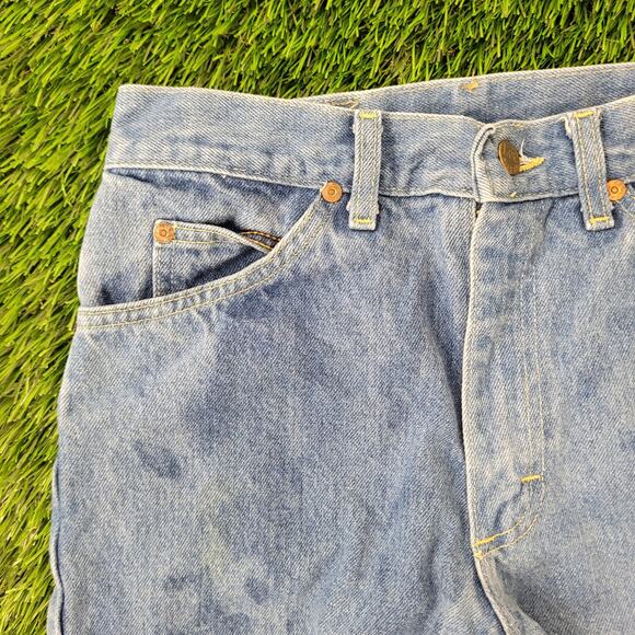 Vintage 80s LEE Riders Jeans 26x31 USA Union-Made Faded - Picture 5 of 16